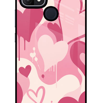 Hearty case Oppo A15/A15s Glass Case