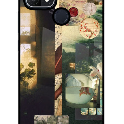 Summer Oppo A15/A15s Glass Case