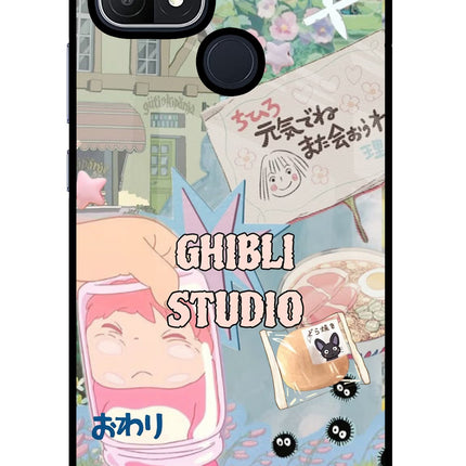 Studio Ghibli Oppo A15/A15s Glass Case