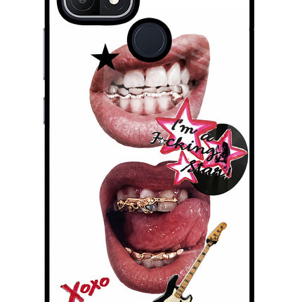 Rockstar Oppo A15/A15s Glass Case