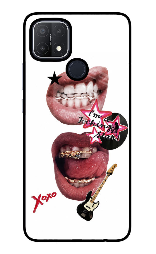 Rockstar Oppo A15/A15s Glass Case