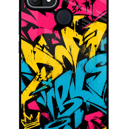 Graffiti Vibe Oppo A15/A15s Glass Case