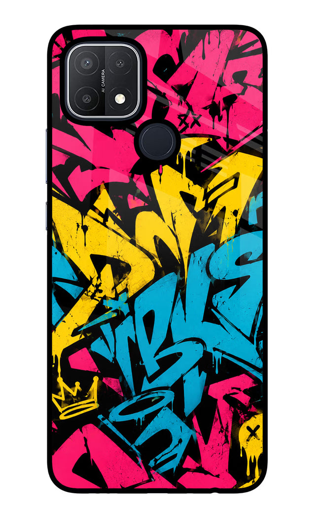 Graffiti Vibe Oppo A15/A15s Glass Case