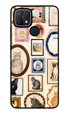 Mirror Cats Oppo A15/A15s Glass Case