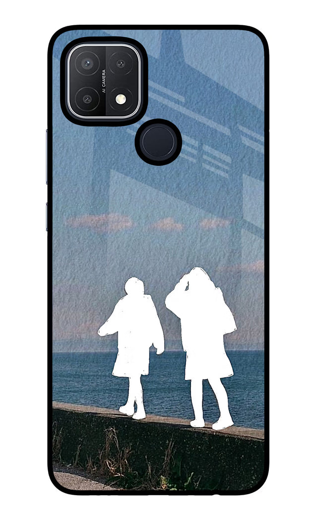 Coastal Dream Oppo A15/A15s Glass Case Back Cover by Casekaro