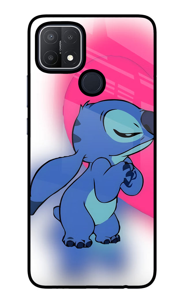Stitch Hug Oppo A15/A15s Glass Case