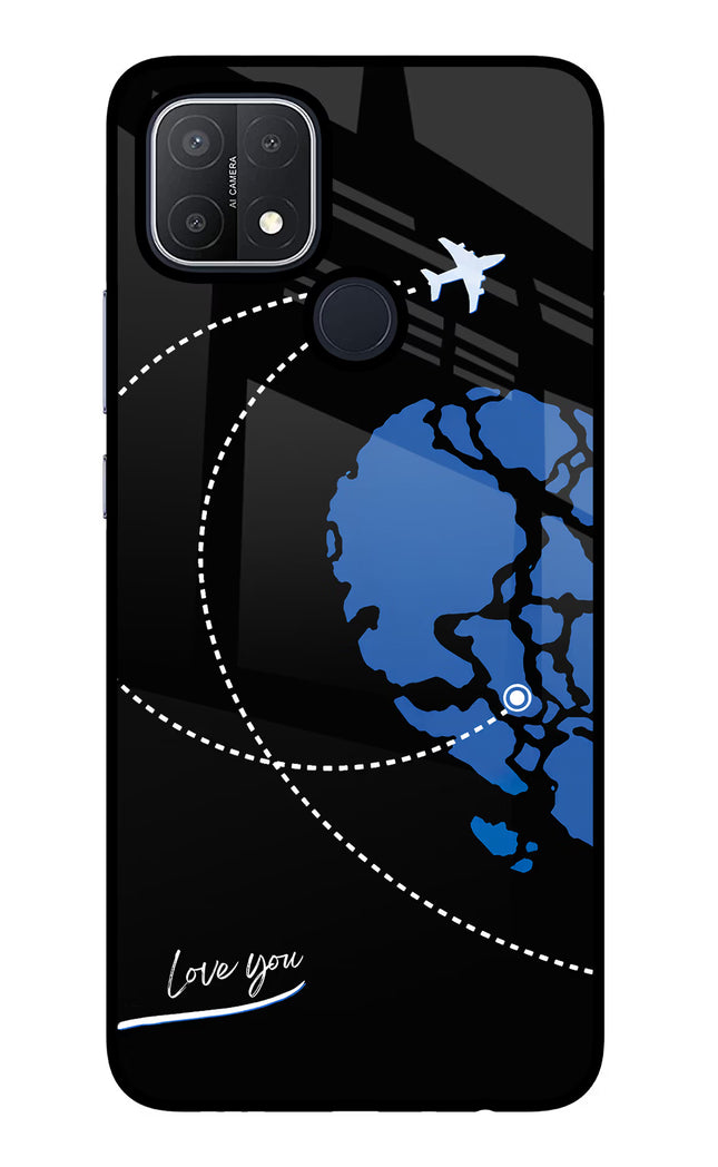 Love Orbit Oppo A15/A15s Glass Case