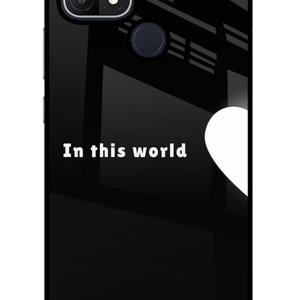 This World Oppo A15/A15s Glass Case