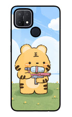 Tiger Treat Oppo A15/A15s Glass Case