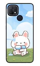 Bunny Treat Oppo A15/A15s Glass Case