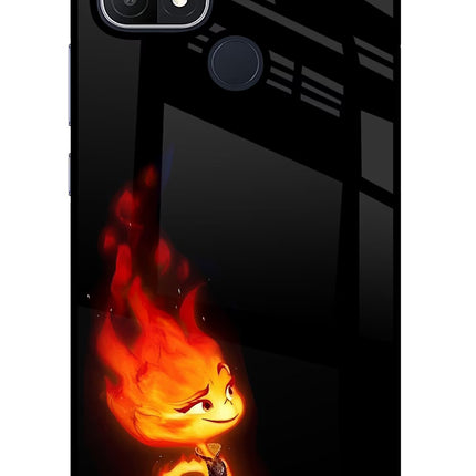 Ember Flame Oppo A15/A15s Glass Case