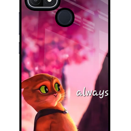 Always Cat Oppo A15/A15s Glass Case