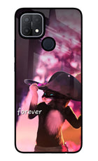Forever Cat Oppo A15/A15s Glass Case