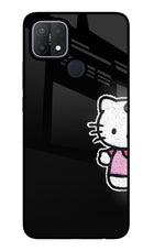 Kitty Charm Oppo A15/A15s Glass Case