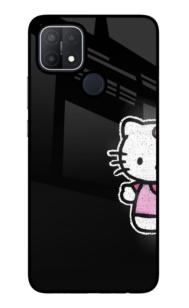 Kitty Charm Oppo A15/A15s Glass Case