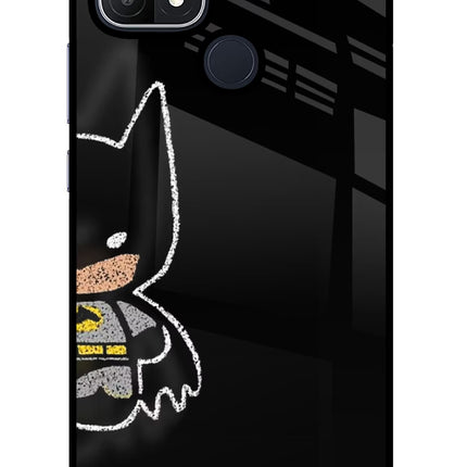 Bat Kitty Oppo A15/A15s Glass Case