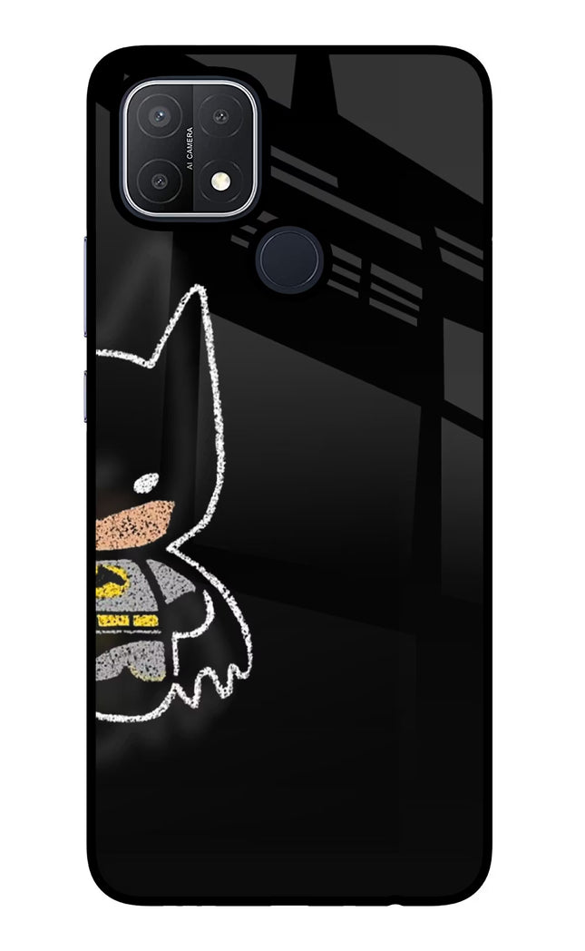 Bat Kitty Oppo A15/A15s Glass Case