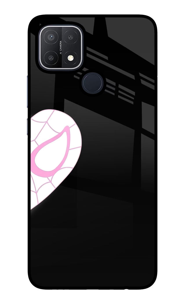 Gwen Mask Oppo A15/A15s Glass Case Back Cover by Casekaro