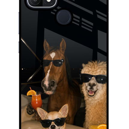 Party Squad Oppo A15/A15s Glass Case