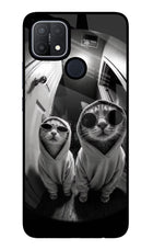 Hood Cats Oppo A15/A15s Glass Case