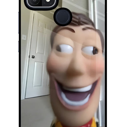 Side Eye Woody Oppo A15/A15s Glass Case