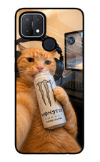 Gamer Cat Energy Oppo A15/A15s Glass Case