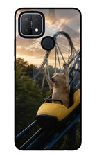 Rollercoaster Dog Oppo A15/A15s Glass Case