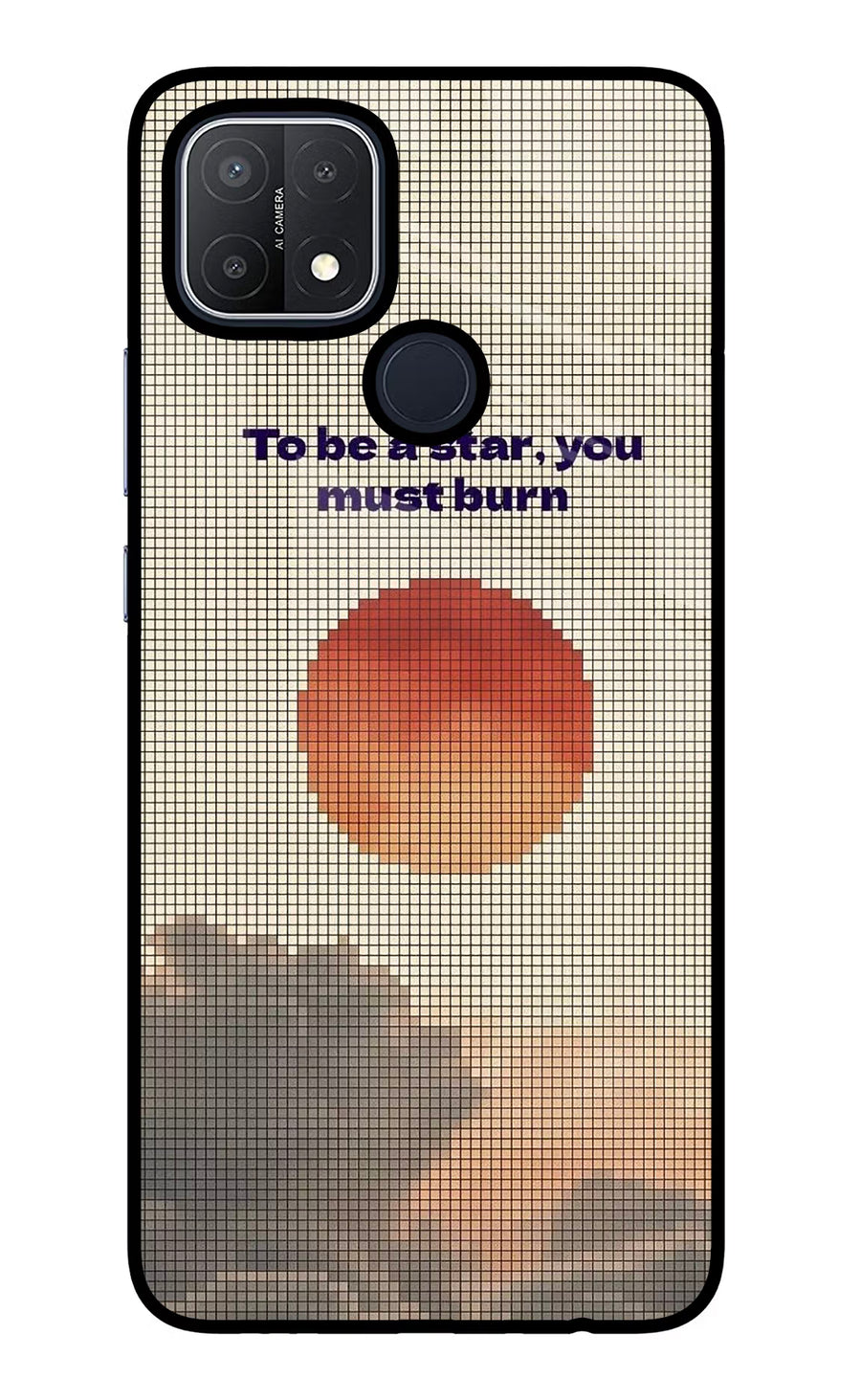Pixel Sun Oppo A15/A15s Back Cover, Glass case