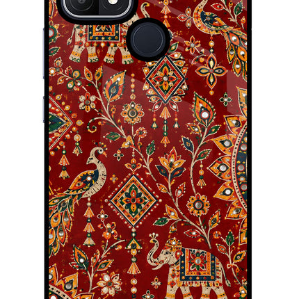 Laal Riwaaz Oppo A15/A15s Glass Case