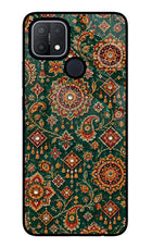 Green Pataka Oppo A15/A15s Glass Case