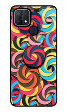 Spiral Pattern Oppo A15/A15s Pop Case by Casekaro
