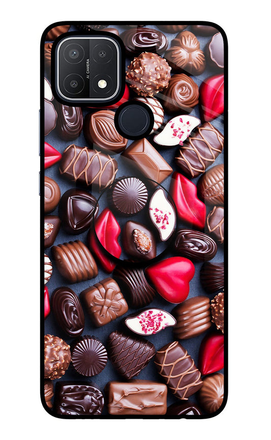 Chocolates Oppo A15/A15s Glass Case
