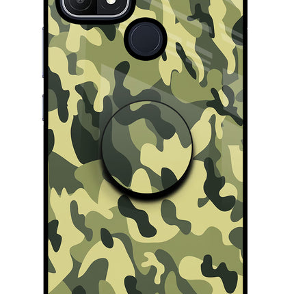Camouflage Oppo A15/A15s Pop Case by Casekaro