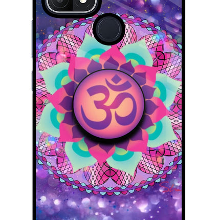 Om Purple Oppo A15/A15s Pop Case by Casekaro