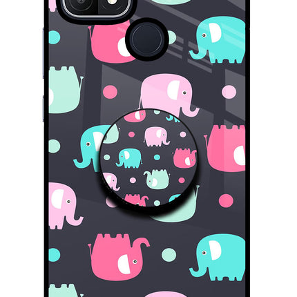 Baby Elephants Oppo A15/A15s Pop Case by Casekaro