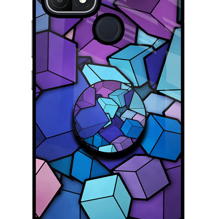 Cubic Abstract Oppo A15/A15s Pop Case by Casekaro
