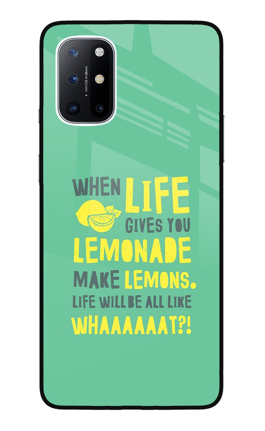 Quote Oneplus 8T Glass Case