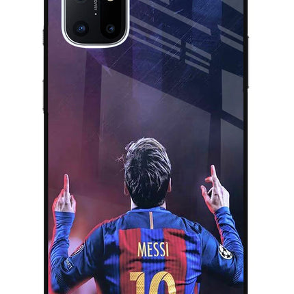 Messi Oneplus 8T Glass Case