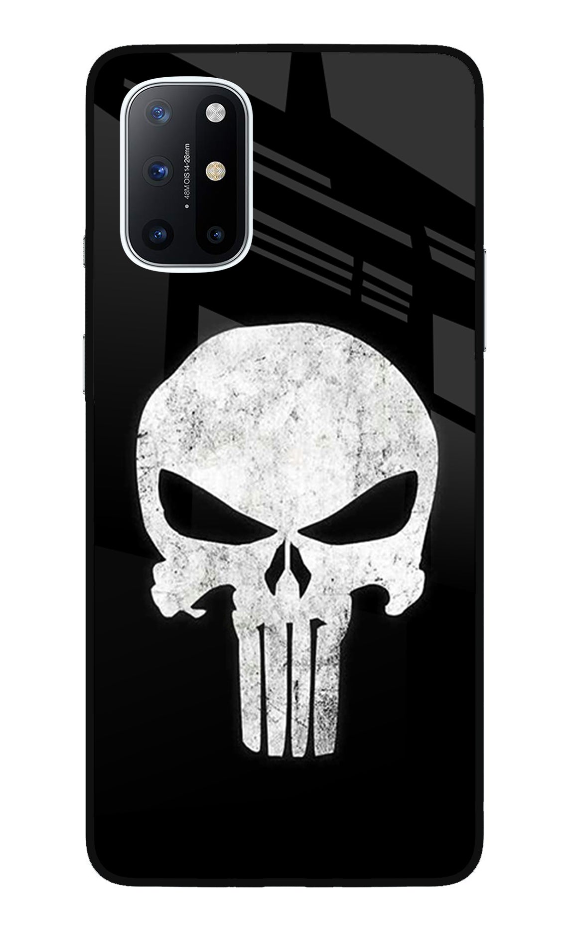 Punisher Skull Oneplus 8T Glass Case