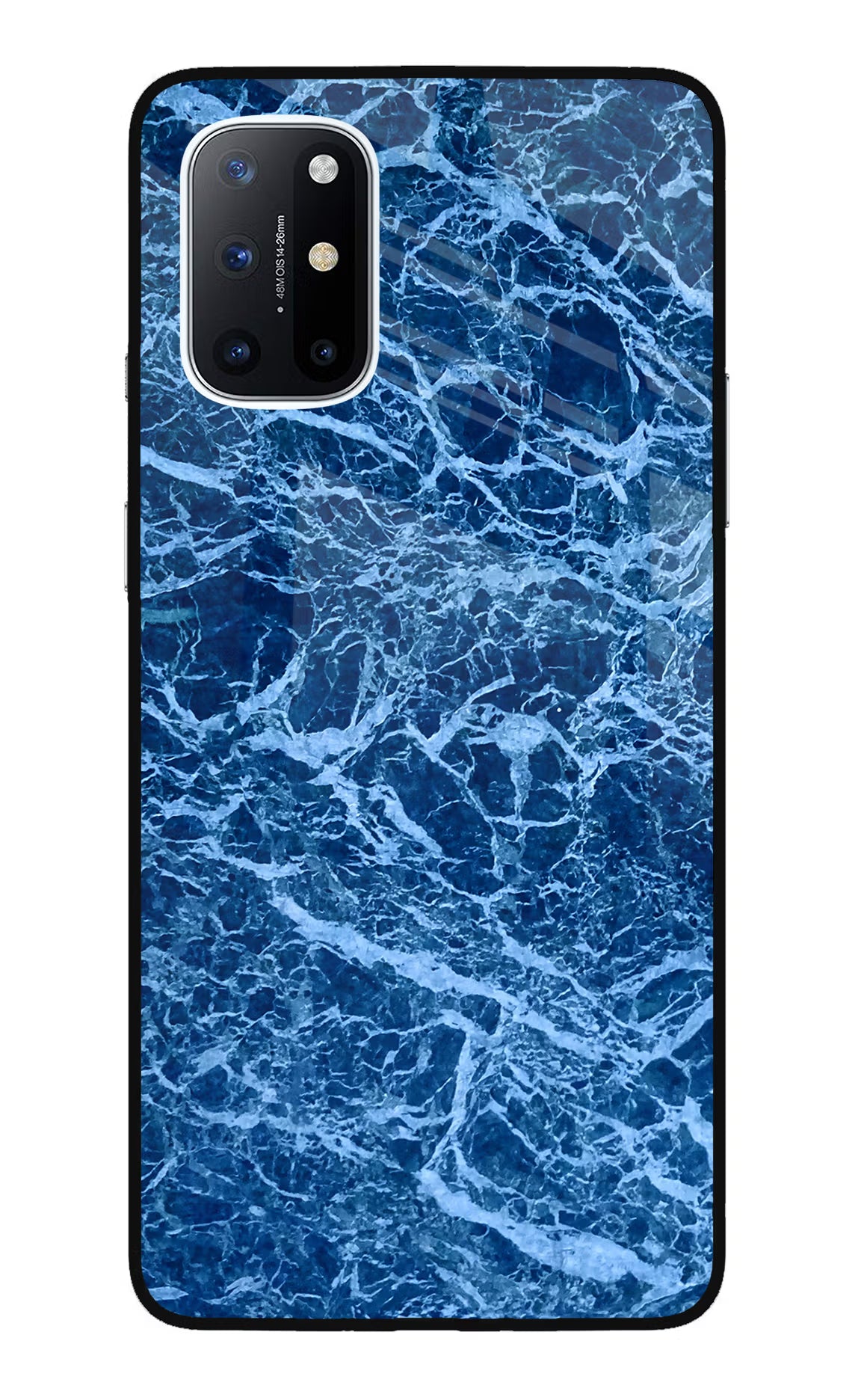 Blue Marble Oneplus 8T Glass Case Back Cover by Casekaro
