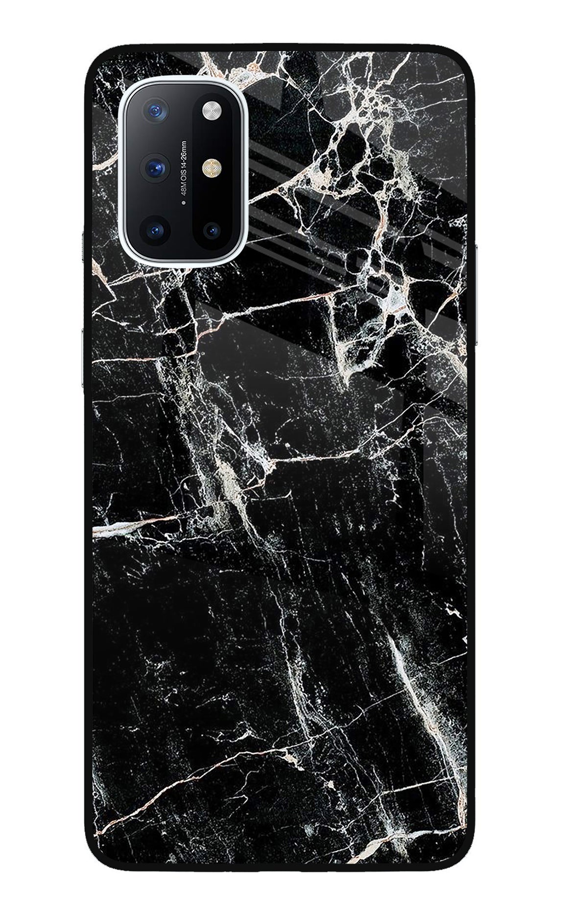 Black Marble Texture Oneplus 8T Back Cover