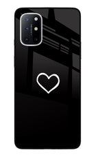 Heart Oneplus 8T Glass Case Back Cover by Casekaro