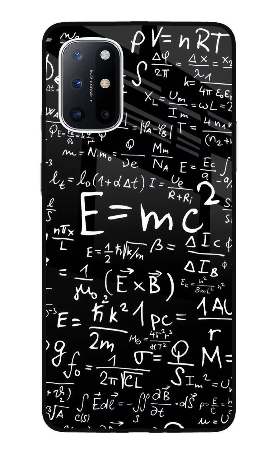 Physics Formula Oneplus 8T Back Cover, Glass case