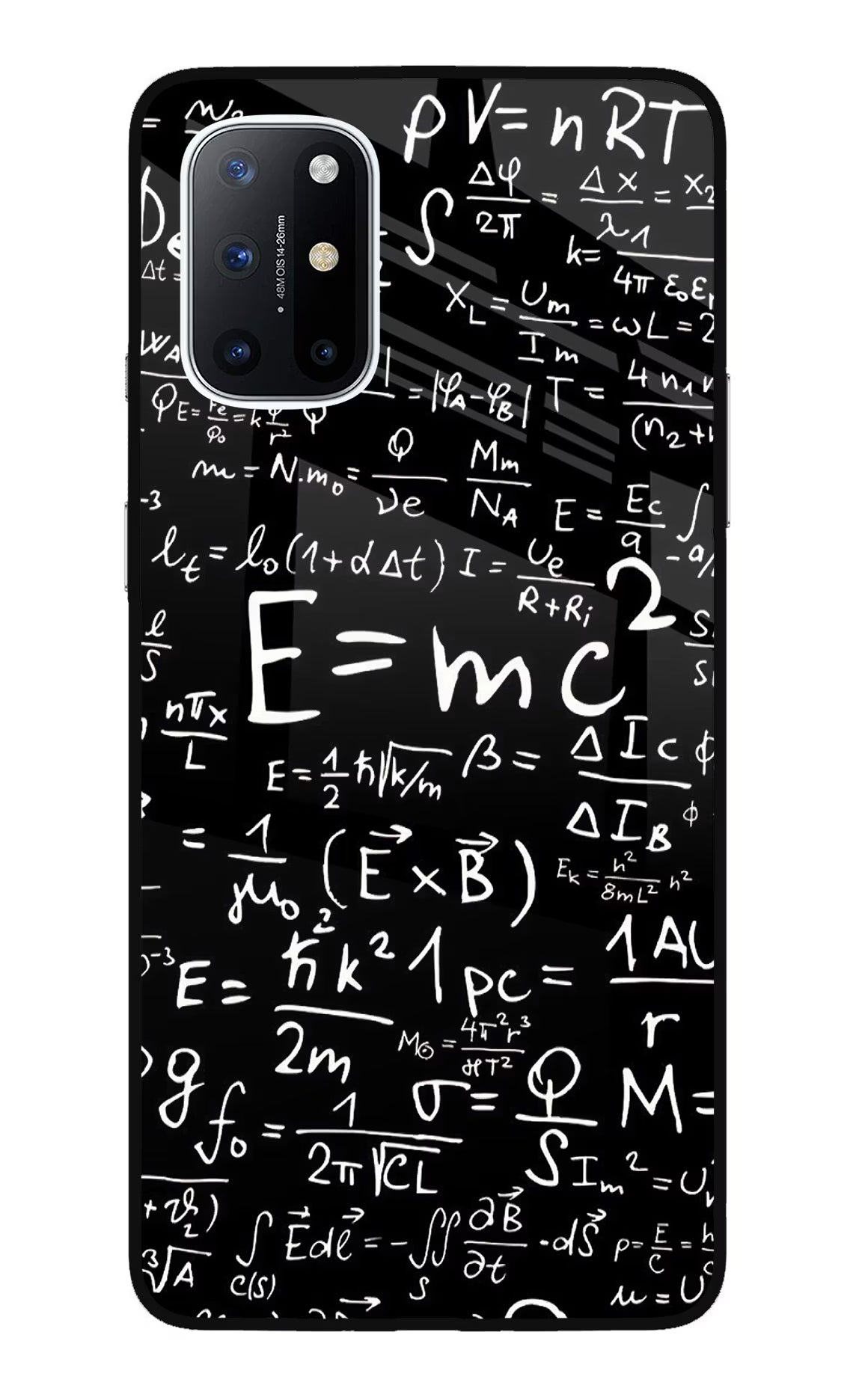 Physics Formula Oneplus 8T Glass Case