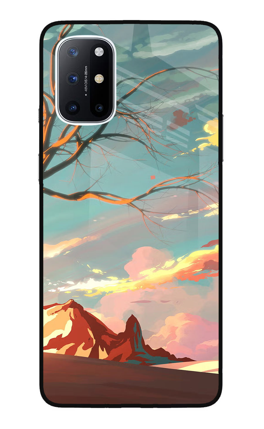 Scenery Oneplus 8T Back Cover, Glass case