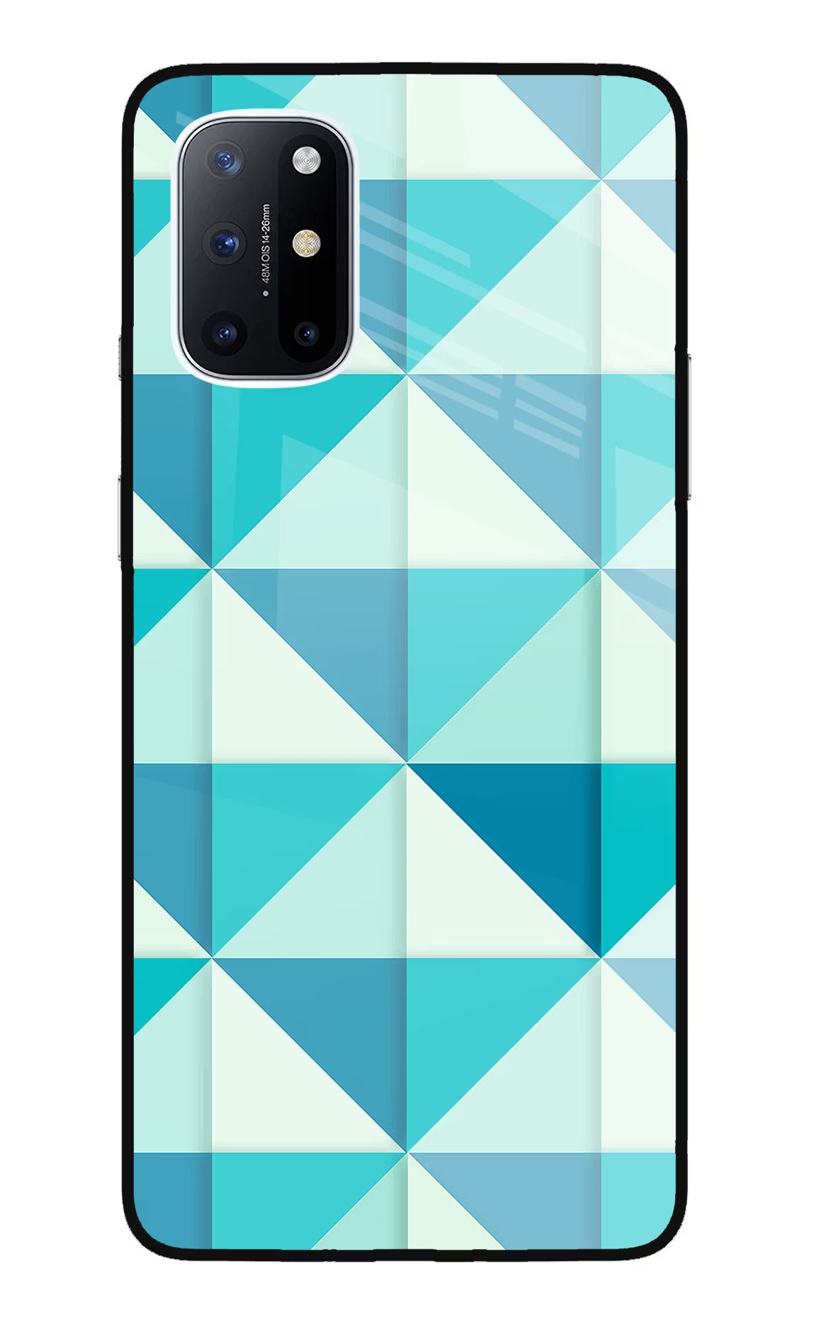 Abstract Oneplus 8T Glass Case Back Cover by Casekaro