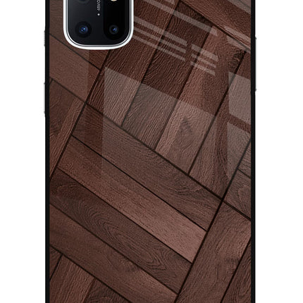Wooden Texture Design Oneplus 8T Glass Case
