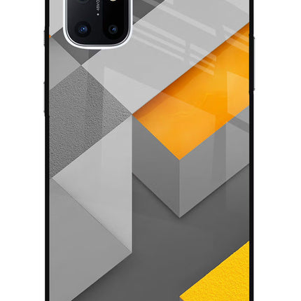 Abstract Oneplus 8T Glass Case