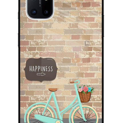 Happiness Artwork Oneplus 8T Glass Case