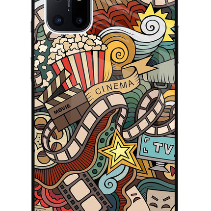 Cinema Abstract Oneplus 8T Glass Case